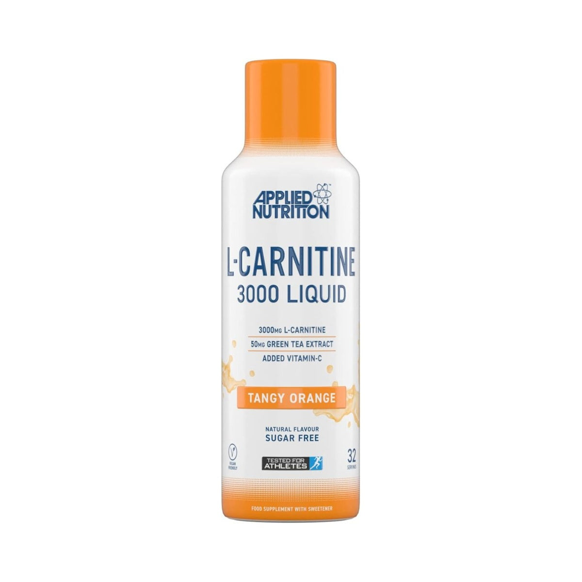 Applied Nutrition L Carnitine 3000 Liquid - L-Carnitine with Green Tea & Vitamin C, Boosts Energy & Weight Management, Vegan (480ml - 32 Servings)