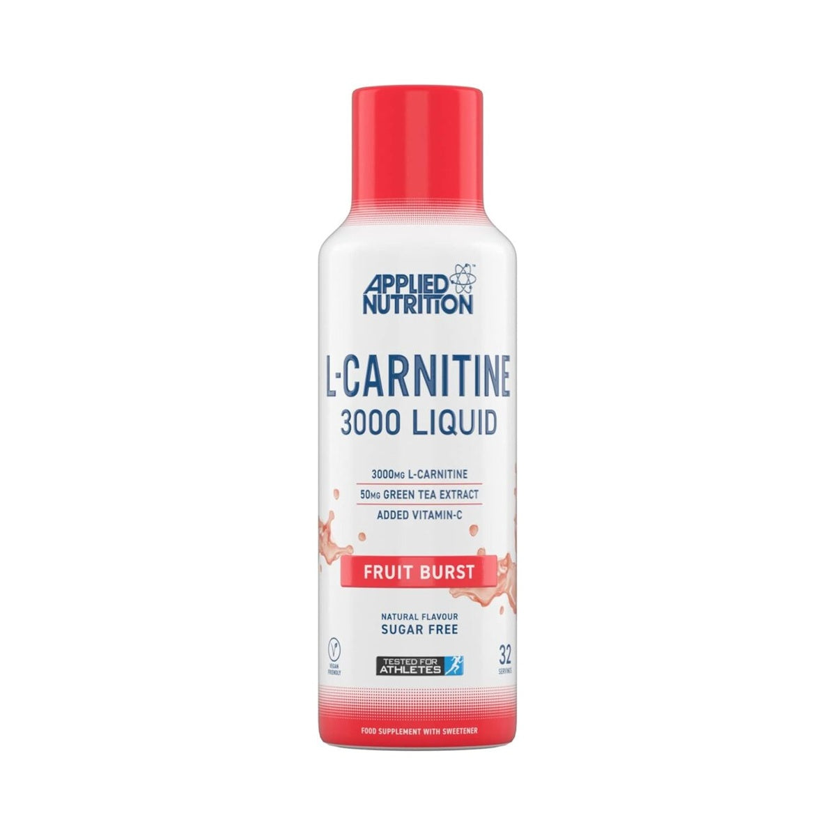 Applied Nutrition L Carnitine 3000 Liquid - L-Carnitine with Green Tea & Vitamin C, Boosts Energy & Weight Management, Vegan (480ml - 32 Servings)