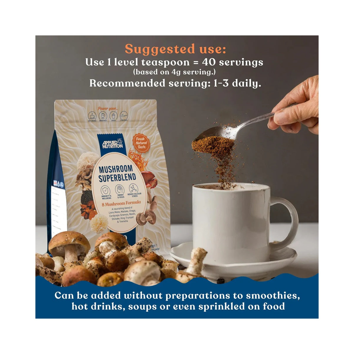 Applied Nutrition Mushroom Superblend