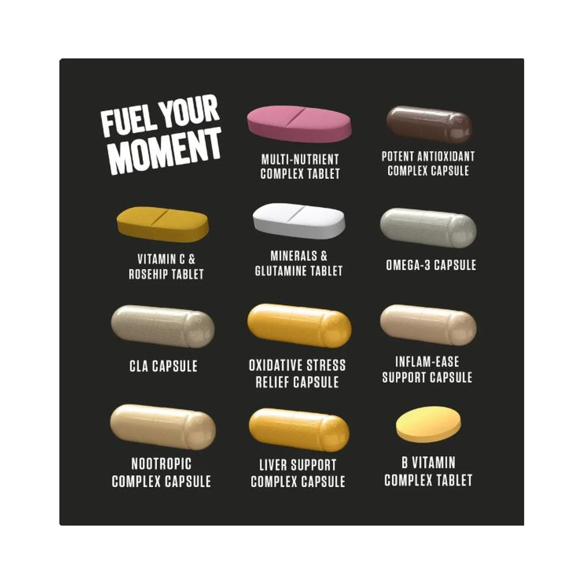 Applied Nutrition Black Stak - The Ultimate Health Pack (30 packs in each tub)
