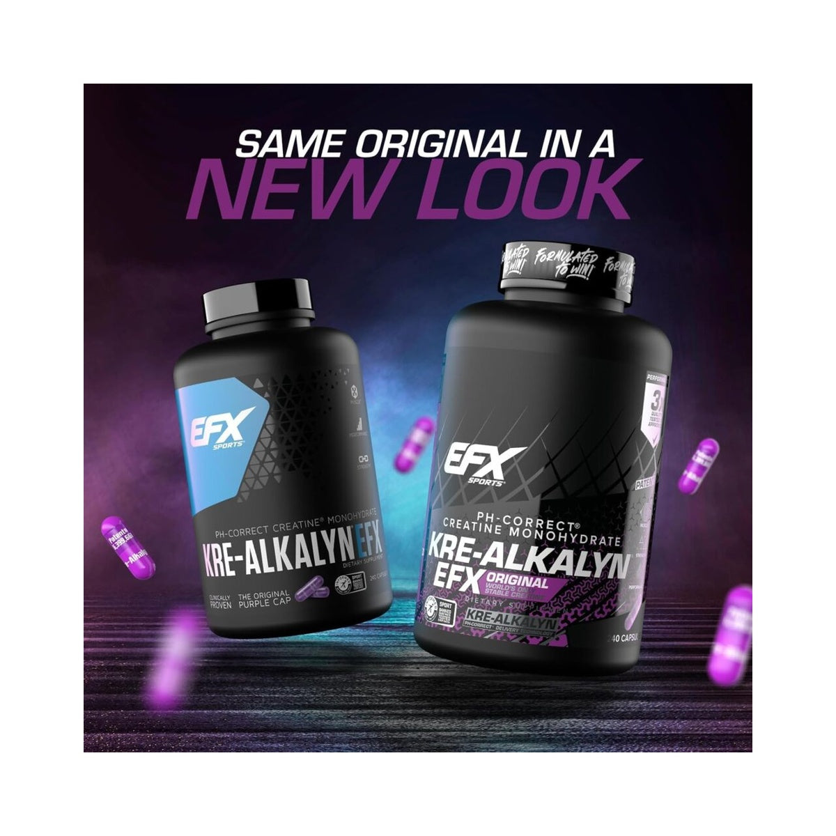EFX Sports Kre-Alkalyn EFX | pH Correct Creatine Monohydrate Pill Supplement | Strength, Muscle Growth & Performance