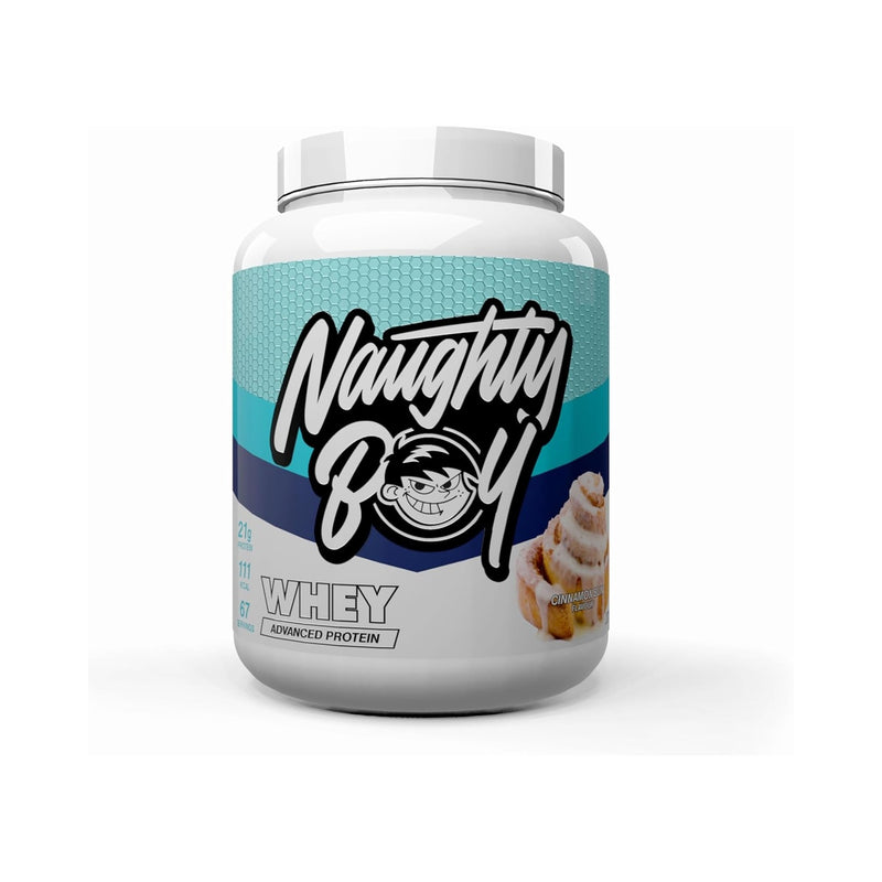 Naughty Boy Advanced 100% Whey Protein Powder.