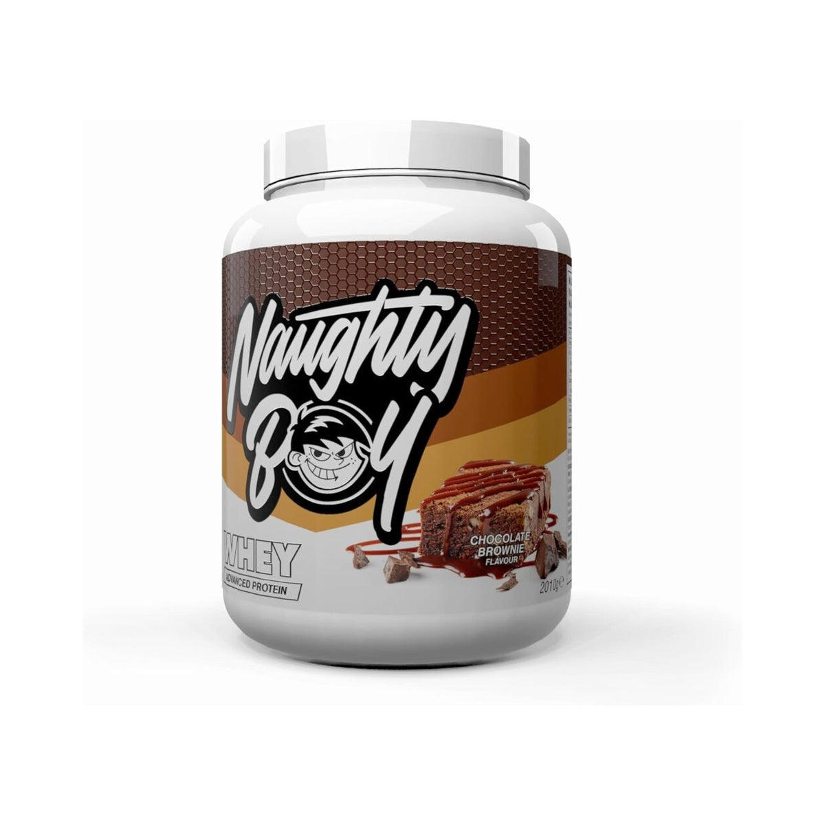 Naughty Boy Advanced 100% Whey Protein Powder.
