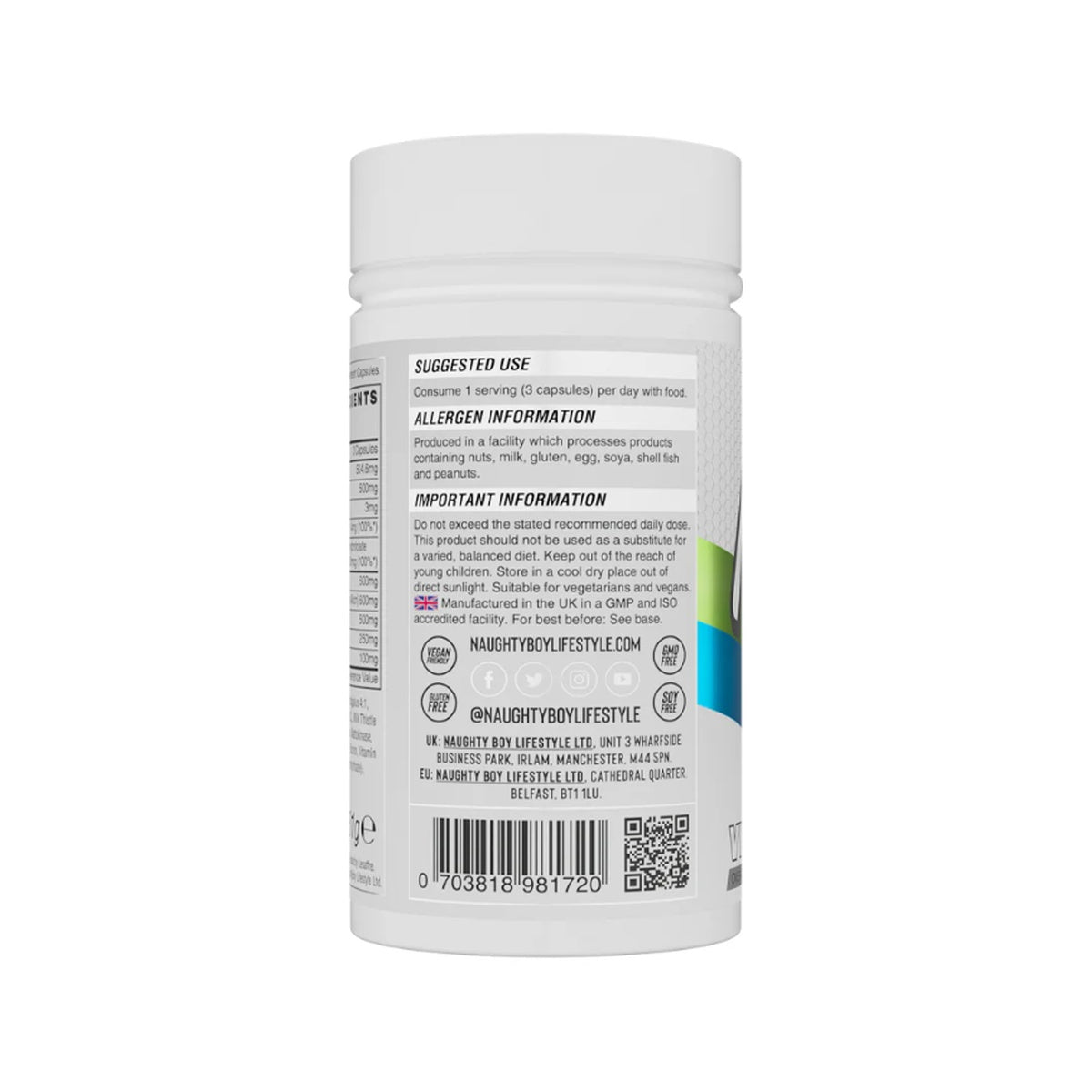 Naughty Boy® Vital-6  30 Servings - 90 capsules
