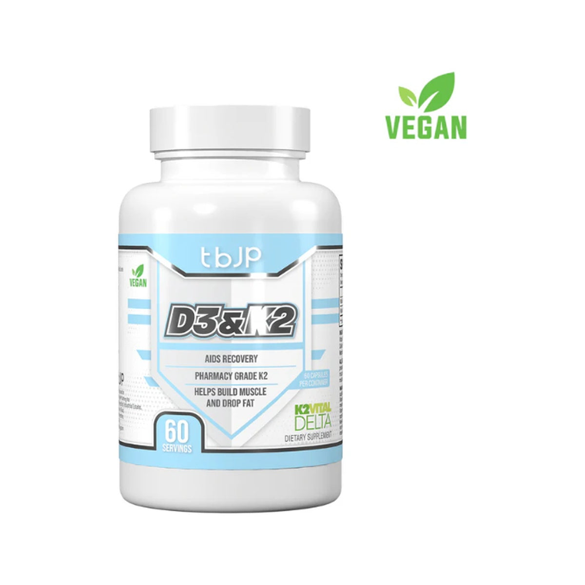 Trained by JP D3 & K2 60 capsules
