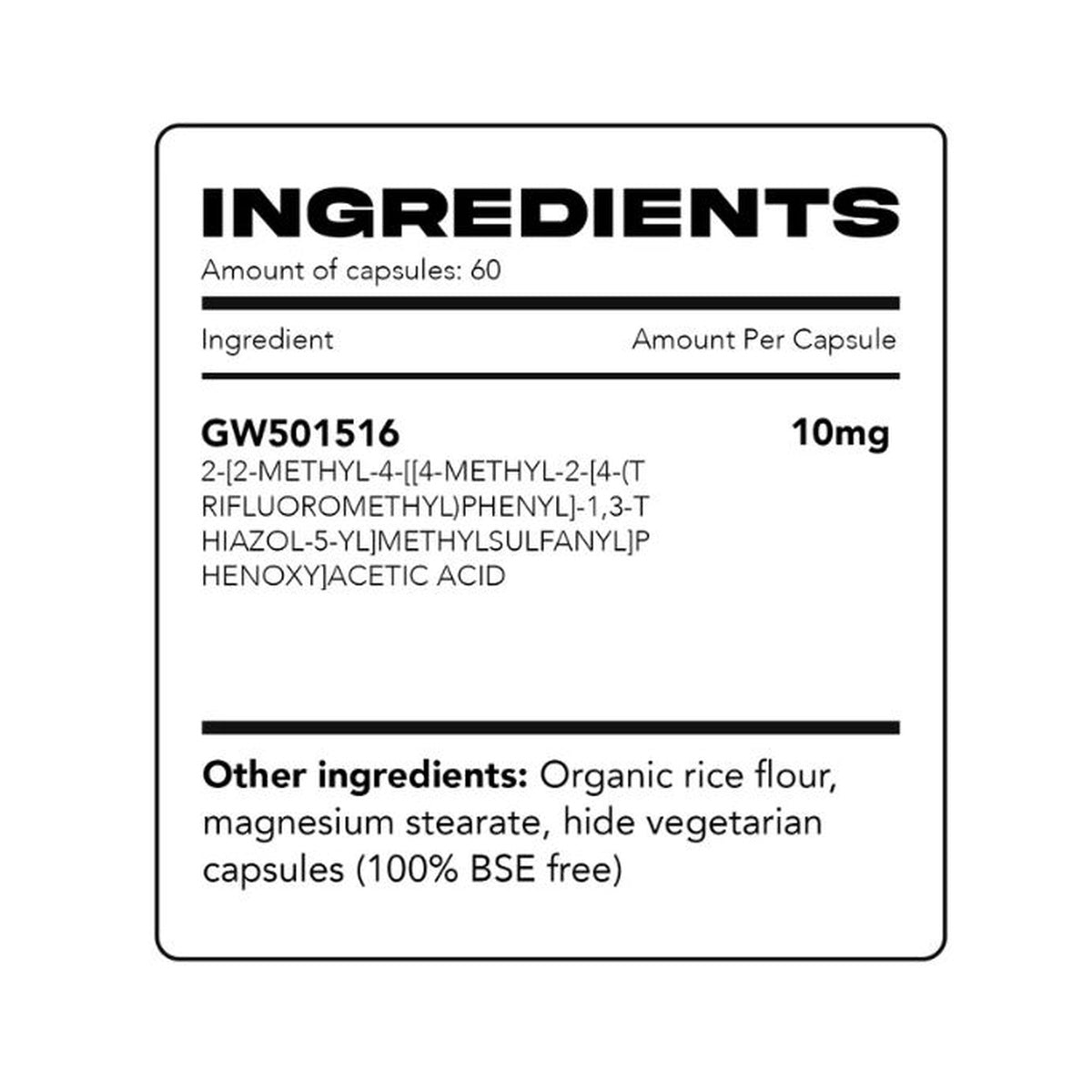 Wartorn Labz - GW501516 - Cardarine