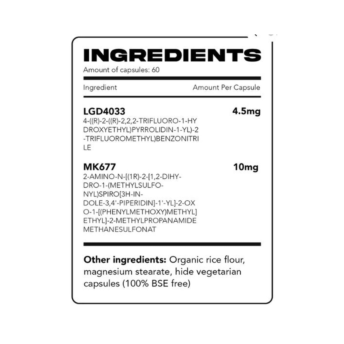 Wartorn Labz - MK677 + LGD4033 - Ibutamoren & Ligandrol
