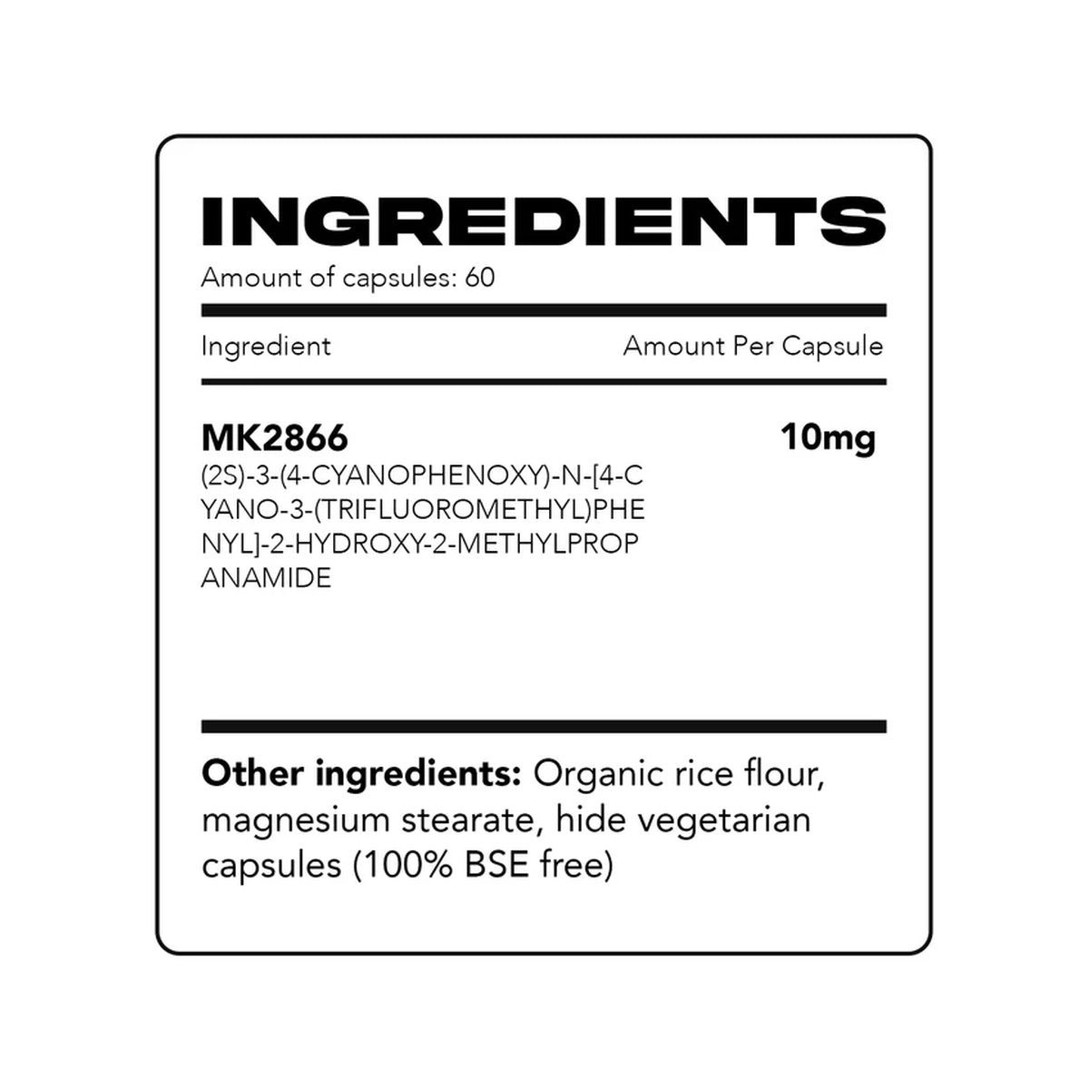 Wartorn Labz - MK2866 - Ostarine